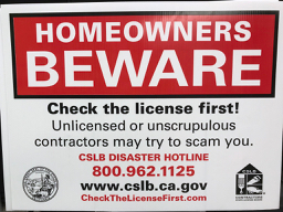 CSLB Sign